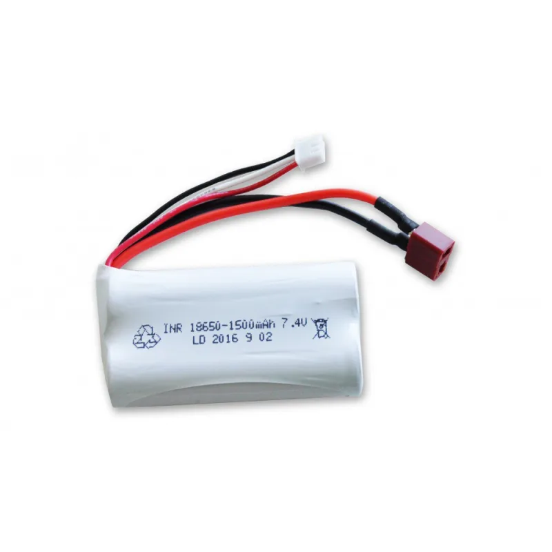 AMEWI Li-Ion aku 7,4V/1500mAh T-plug pro auta 1:12 jako Eagle, Extreme, Across, Nord Cook
