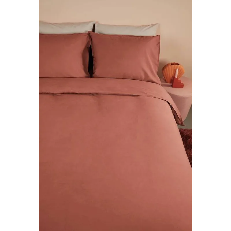 Organic Care povlečení z organické bio bavlny 140x200 + 70x90, terra