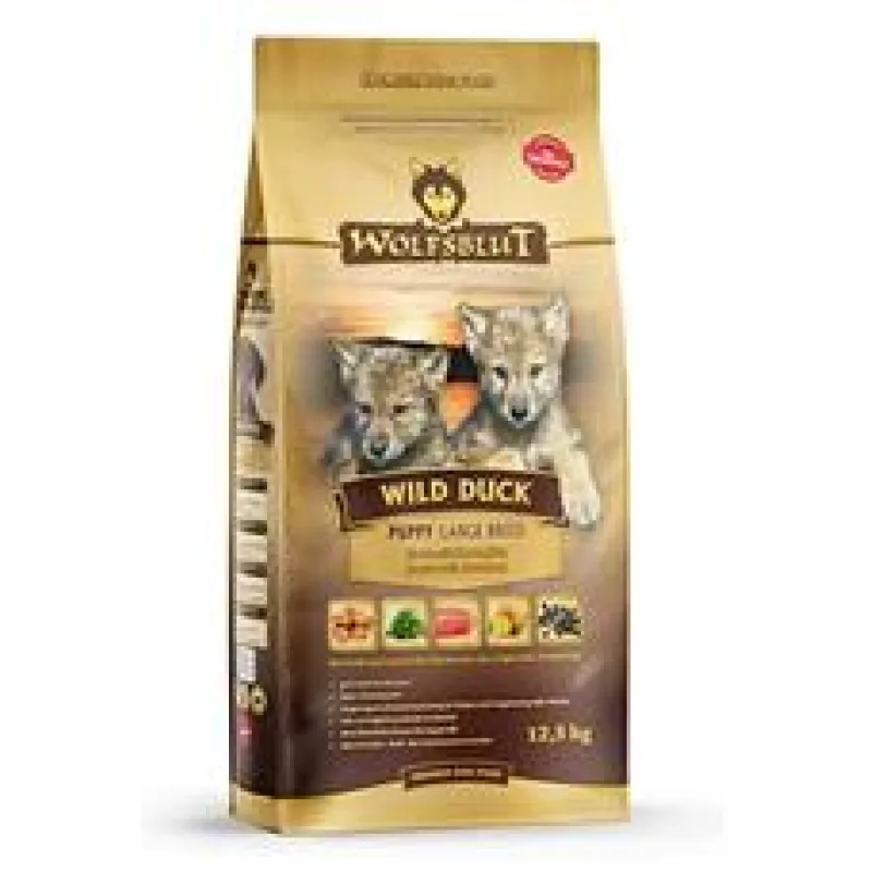 Wolfsblut Dog Puppy Large Breed Wild Duck 12,5 kg