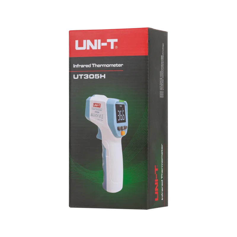 Bezkontaktný digitálny teplomer telesnej teploty Uni-T UT305H od 32 °C do 42,9 °C MIE0425