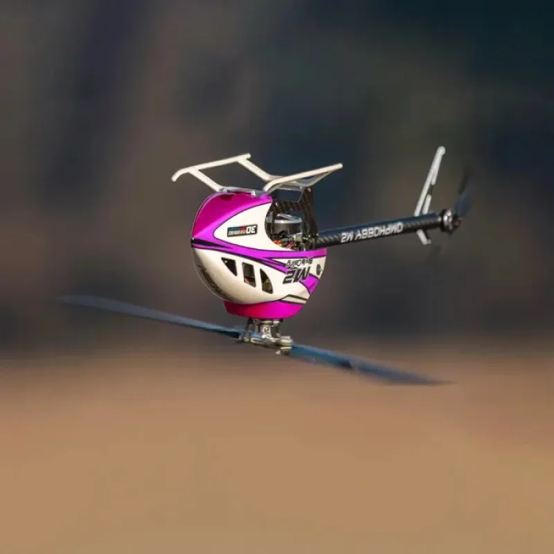OMP 3D vrtulník M2 V3 Sport Heli-BNF Růžová