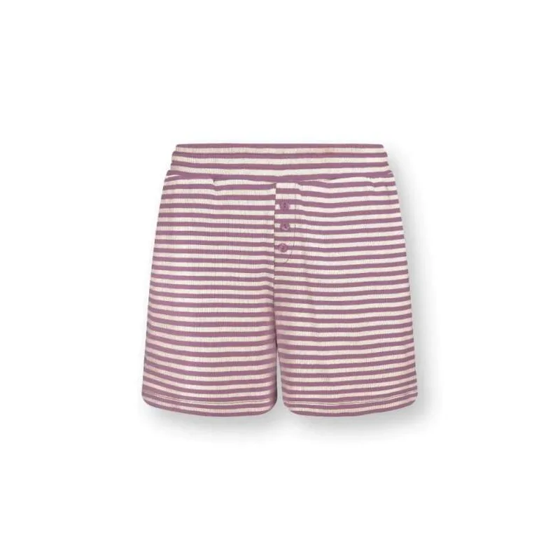 Pip Studio kraťasy Bobi Little Sumo Stripe, lila