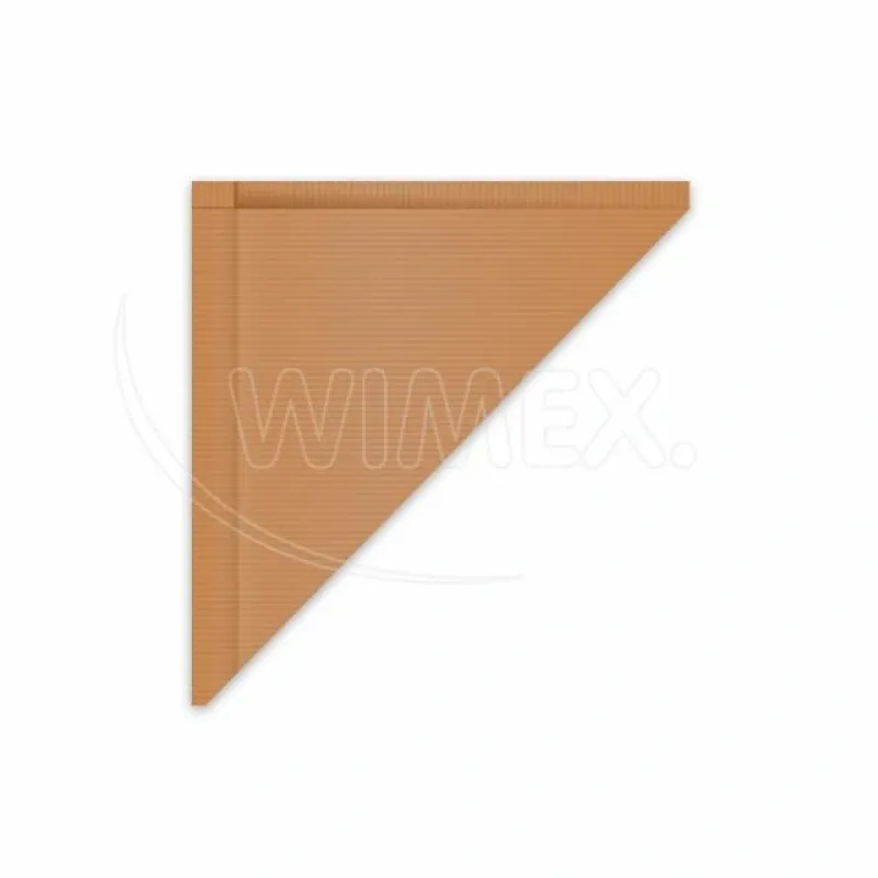 Papírový kornout,kraft, vázaný (PAP)(FSC Mix) 19x19 cm , 125 g (70819.1) 100ks
