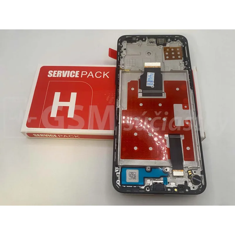 LCD displej + Dotykové sklo a rám Honor X8a, 90 Lite Farba: Strieborná