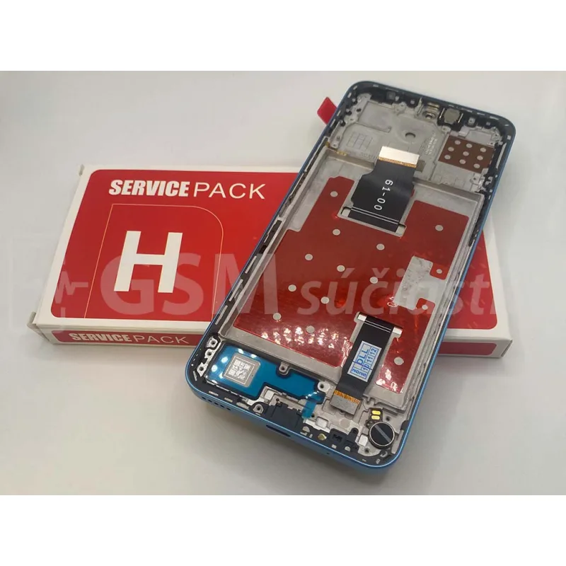 LCD displej + Dotykové sklo a rám Honor X8a, 90 Lite Farba: Strieborná
