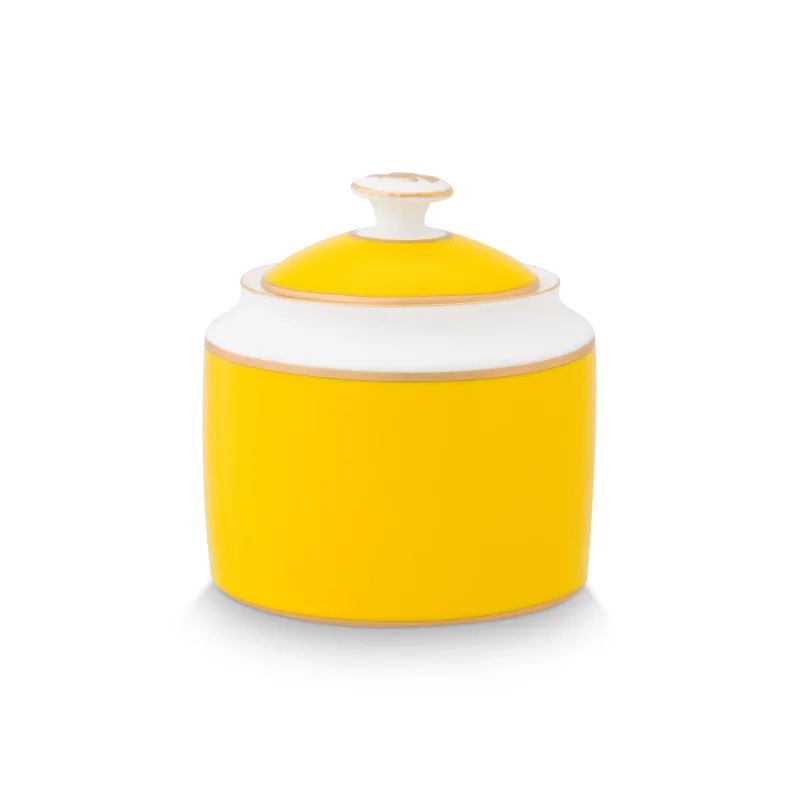 Pip Studio Pip Chique cukřenka 550ml, žlutá
