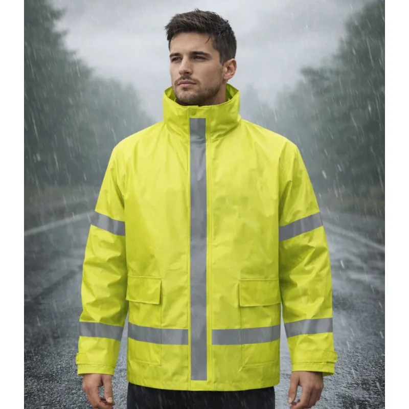 Madeva GRAVIS HI VIS nepremokavá bunda žltá