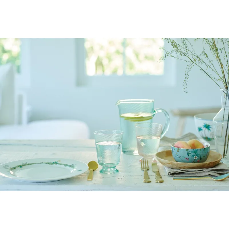 Pip Studio Jolie dots gold, talíř ∅26,5cm, bílý