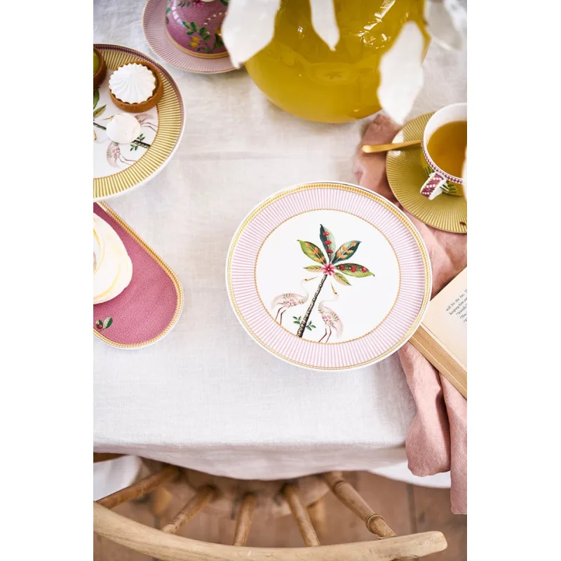 Pip Studio La Majorelle malý dortový podnos ∅21cm, růžový