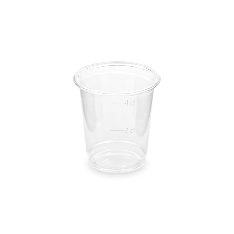 Kelímek čirý PET 2 cl / 4 cl (Ø 48 mm) [40 ks] (76004 - 4C)