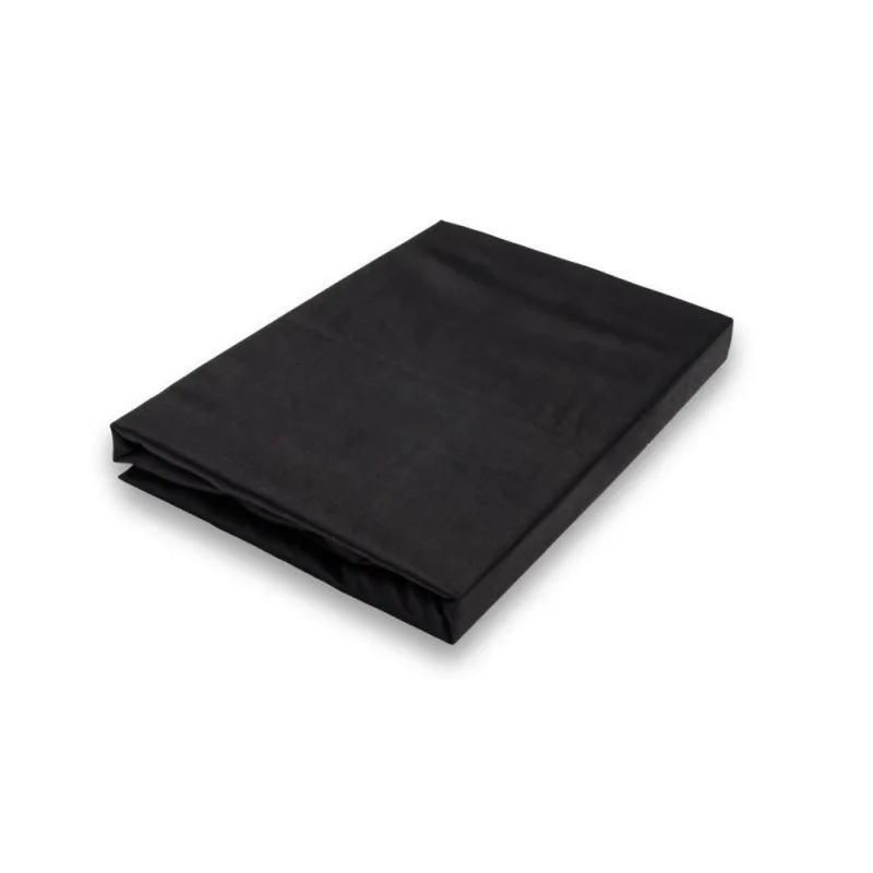 Napínacie saténové prestieradlo čierne 200x200 cm