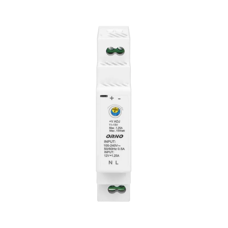 ORNO Napájací zdroj na DIN lištu 12V DC 1.25A, 15W, 1 modul