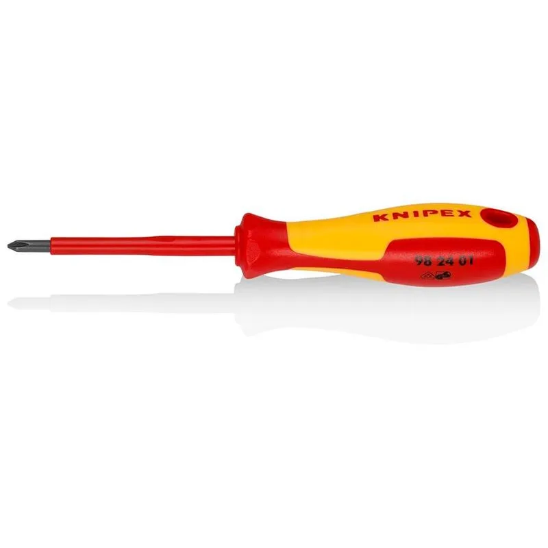 Skrutkovač KNIPEX 98 24 01 – PH 1, VDE 1000V, 187 mm