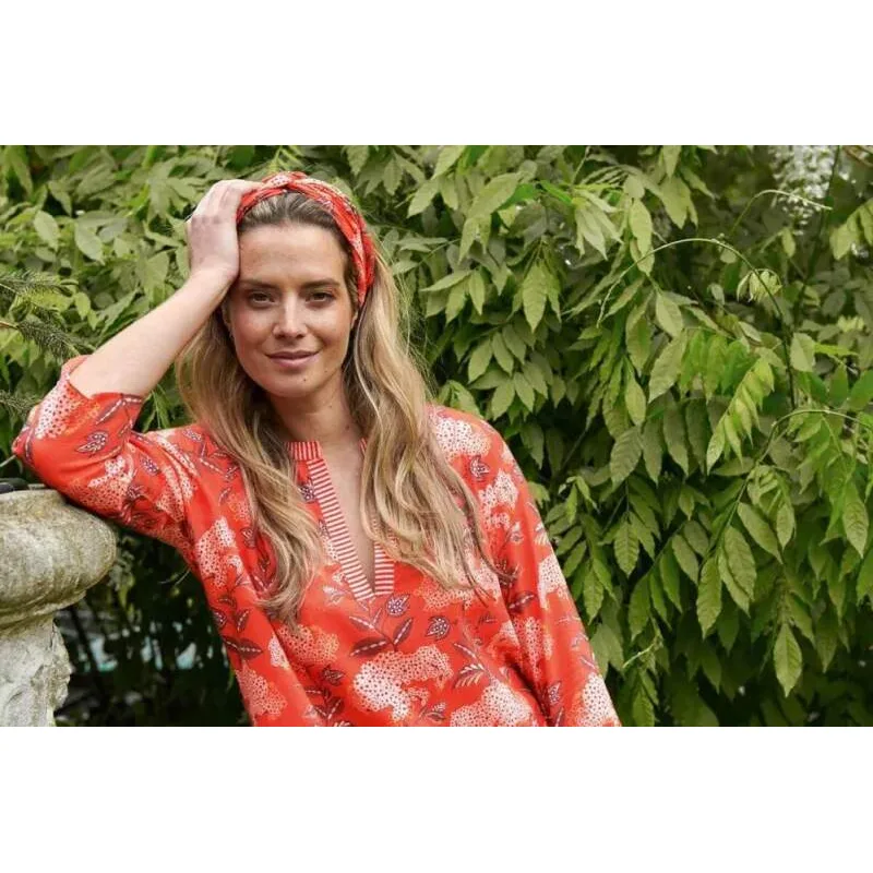 Pip Studio Deirdre tunika Flora Firenze, coral