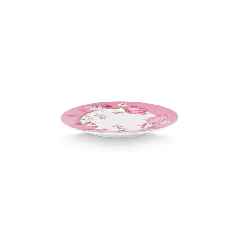 Pip Studio Jolie Tulip talíř ∅32cm, růžový