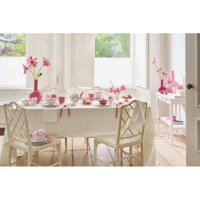Pip Studio Jolie Flowers sada 2 ks hrnků 350ml, růžová