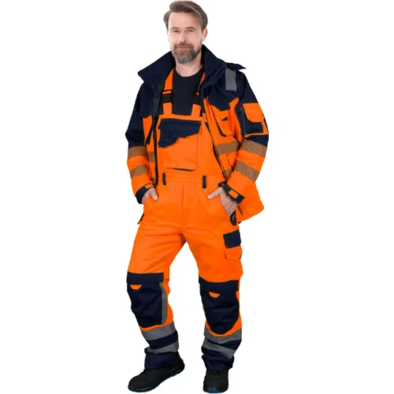 Leber&Hollman VISTER Winter nohavice do pása oranžové