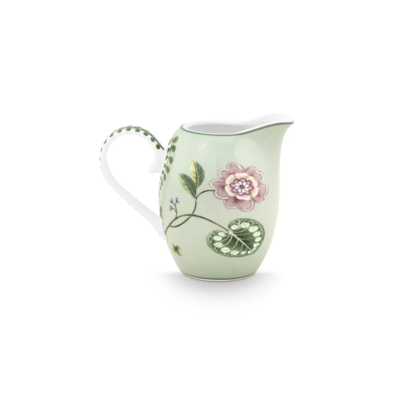 Pip Studio Lily & Lotus mlékovka 250ml, zelená