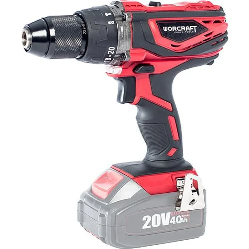 AKU skrutkovač s príklepom Worcraft CHD-S20Li, 20V, Li-ion