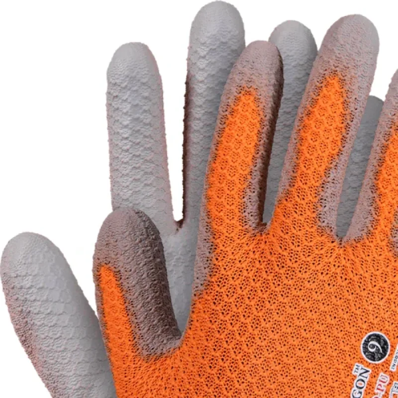 Reis DIAMOND PU PS rukavice oranžová/sivá 6-10