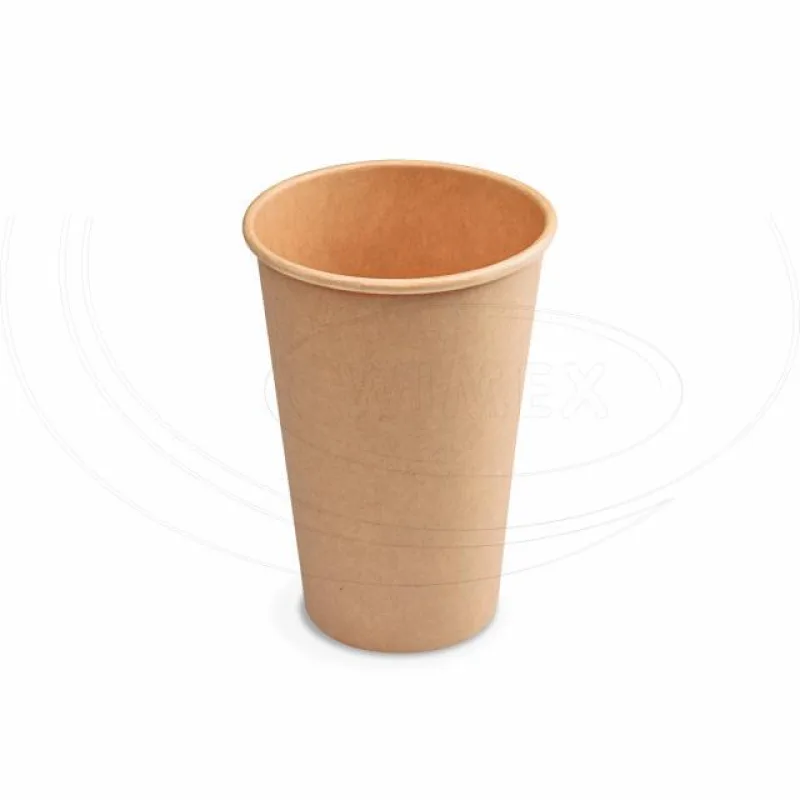Papírový kelímek hnědý 330 ml, L (Ø 80 mm) [50 ks] (76433-12N)