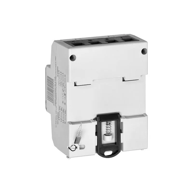 Elektromer 3F na DIN lištu trojfázový digitálny VIRONE EM-6 80A Reset