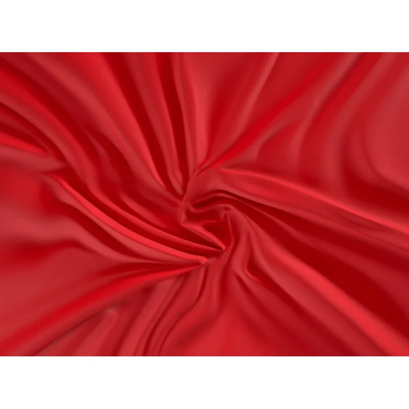 Saténové prestieradlo s gumou červené 200x220 cm