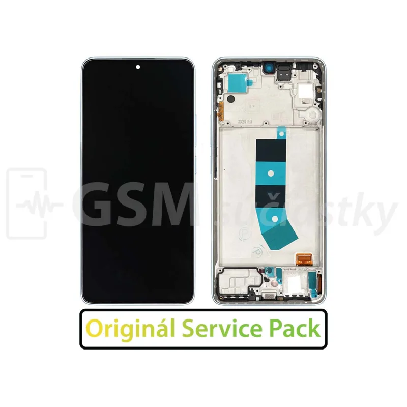 LCD Displej + Dotykové sklo + Rám Xiaomi Redmi Note 13 4G - originál Farba: Čierna