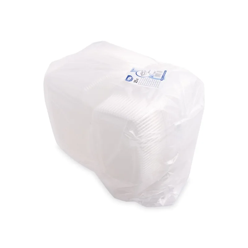 Miska oválná průhledná s víčkem 2000 ml (PP) [25 ks] (73820)