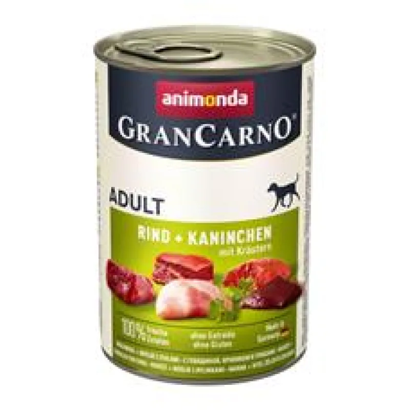 GRANCARNO Adult - králík + bylinky 800 g