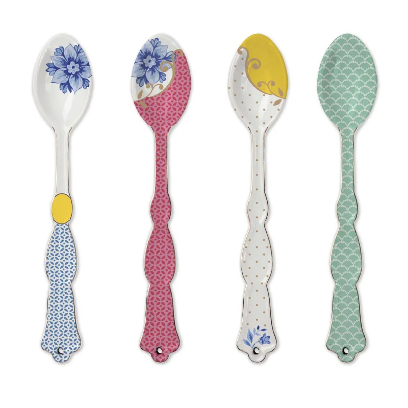 Pip Studio Royal Multi set 4 porcelánových lžiček, dárkové balení