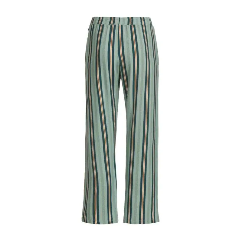 Pip Studio Babbet dlouhé kalhoty Blurred Lines, zelené