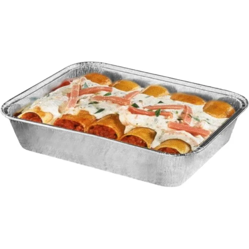 Menu mísa nedělená ALU (1155 ml) 22,7 x 17,7 x 3,9 cm [100 ks] (79611)