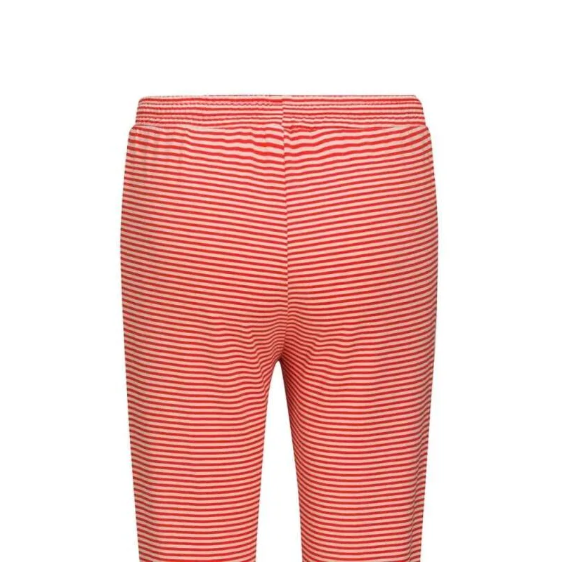 Pip Studio Bobien dlouhé kalhoty Little Sumo Stripe, coral