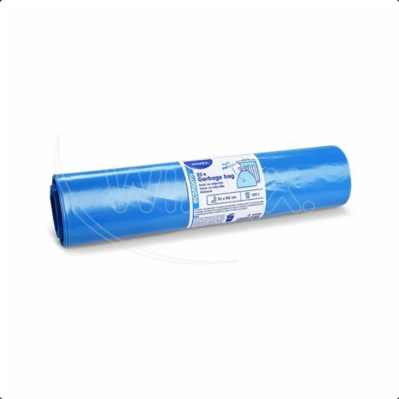 Pytle na odpadky 120 l modré 70 x 110 cm (Typ 50) [25 ks] (69750)