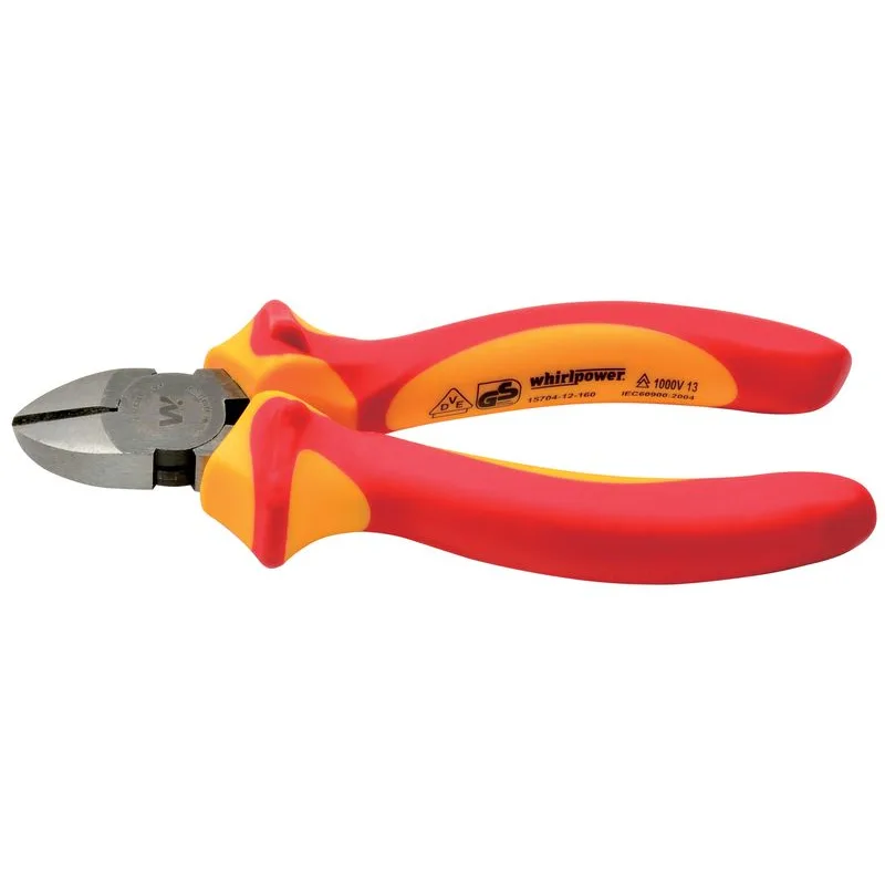 Kliešte elektrikárske, štikacie WHIRLPOWER 15704-12 160 mm, VDE 1000, DIN5749