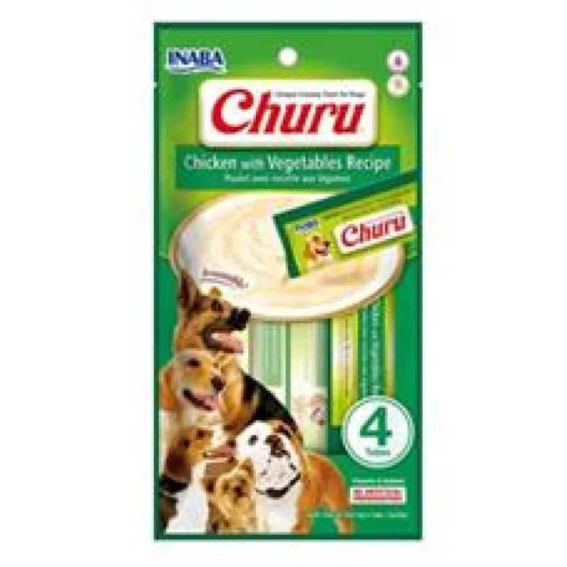 Churu Dog Chicken with Vegetables 4x14g