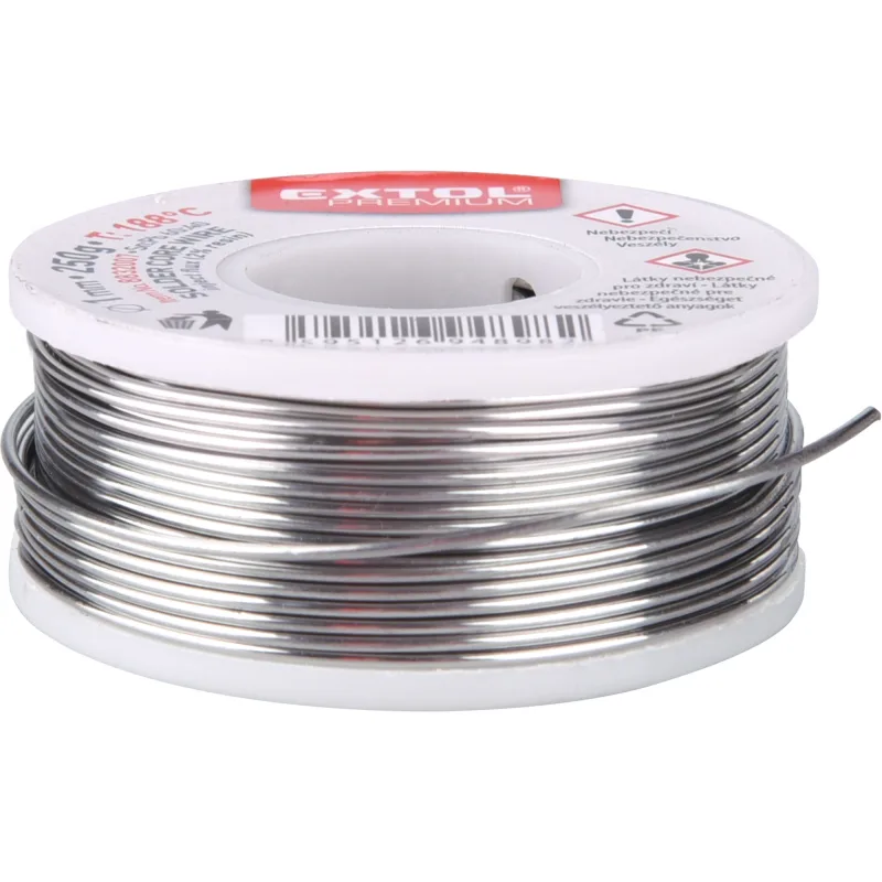 Cín na spájkovanie O1mm, 100g, EXTOL PREMIUM