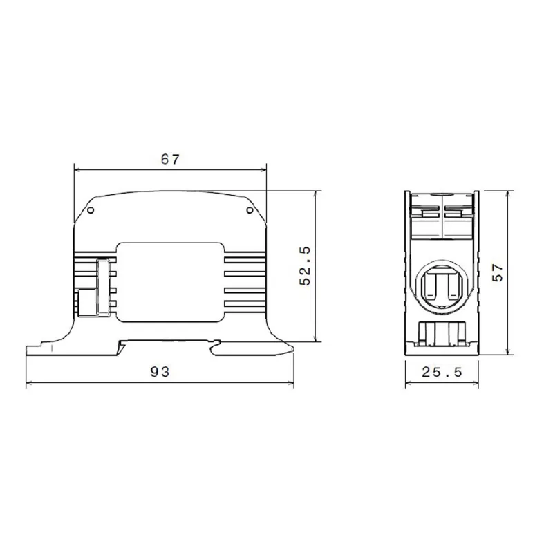 Univerzálna svorka SIMBLOCK STB 95 modrá Al/Cu 1x95mm2 jednopólová, 2 otvory