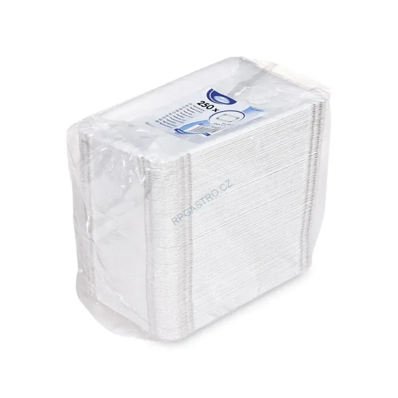 Papírové tácky 10 x 16 cm (č.3) RECY [250 ks] (71120)