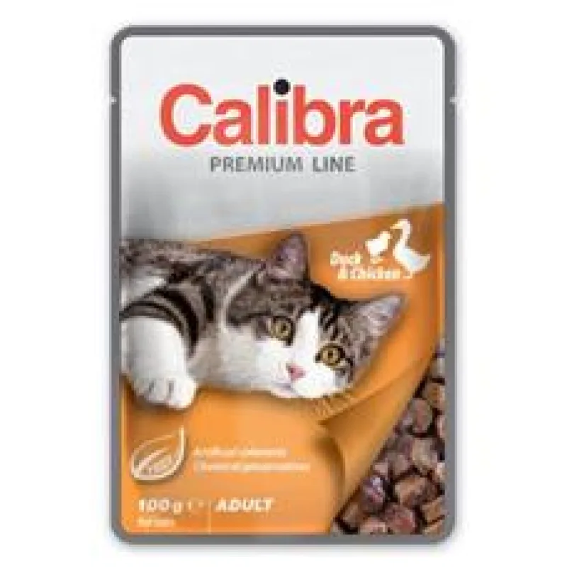 Calibra Cat kapsa Premium Adult Duck & Chicken 100g