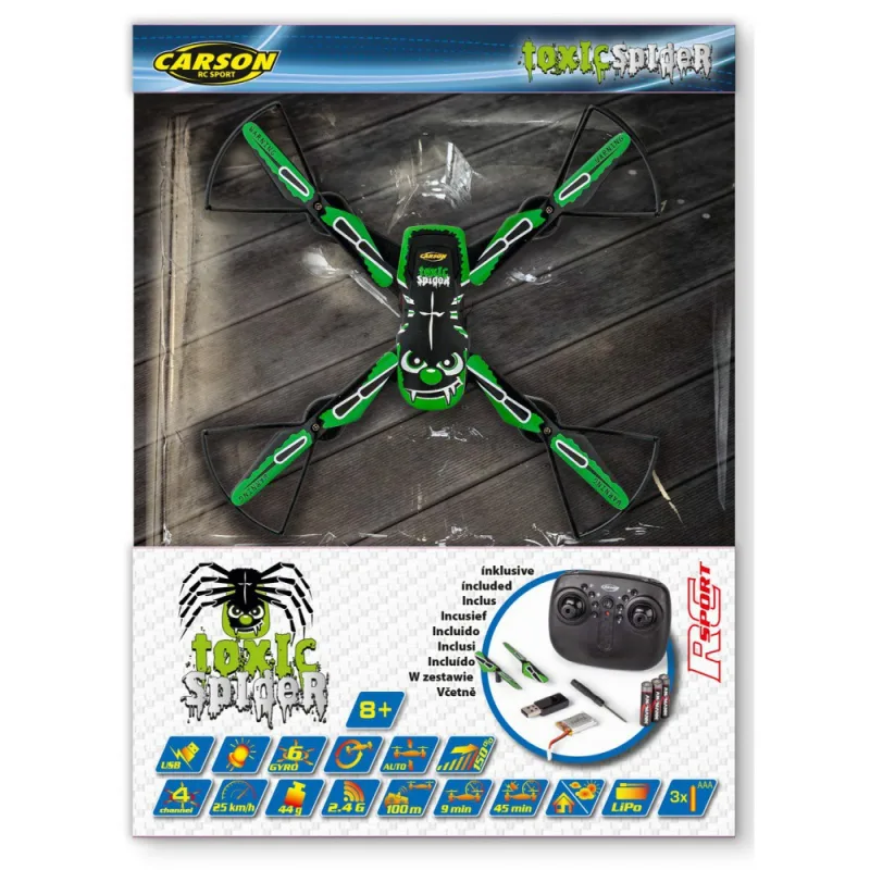 Carson X4 Kvadcoptéra Toxic Spider 2.0 RTF