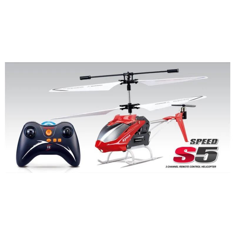 SYMA RC VRTULNÍK SPEED S5 ČERVENÁ, RTF