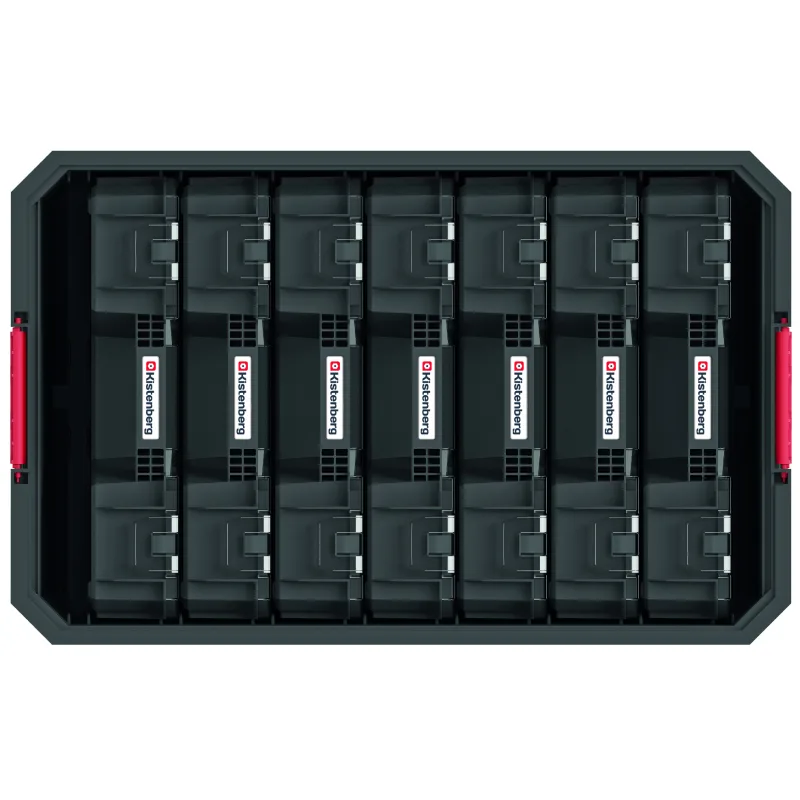 Kistenberg Organizér modulárny prepravný box so 7 organizérmi MODULAR SOLUTION 520x329x210 mm KMS553520R7-S411