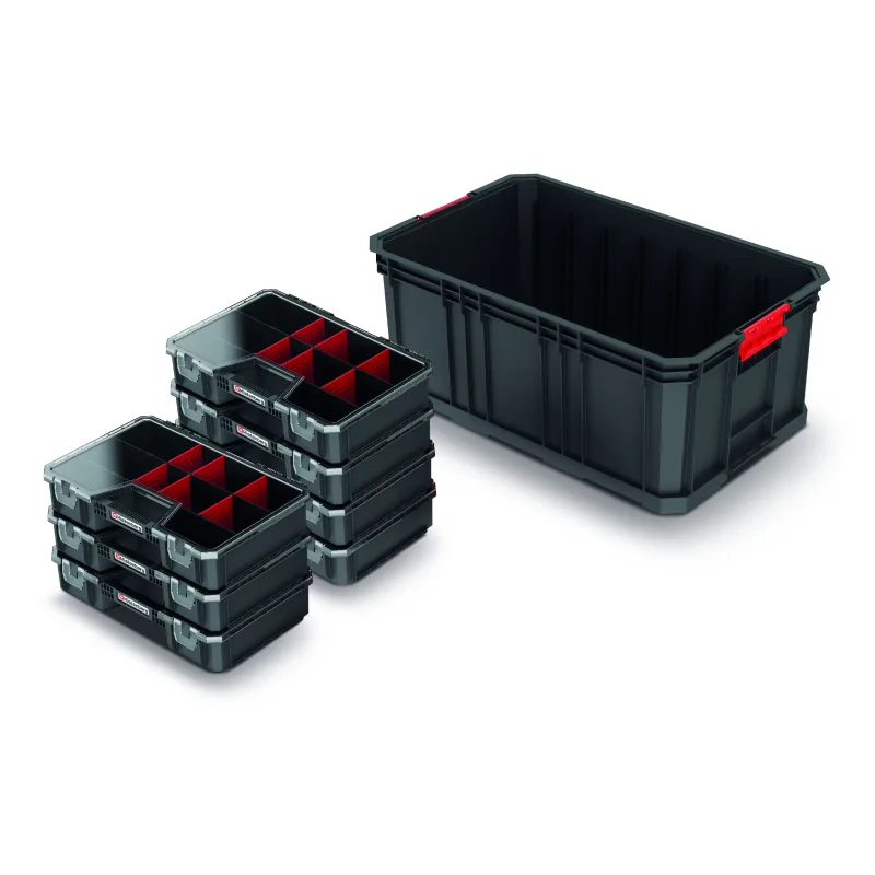 Kistenberg Organizér modulárny prepravný box so 7 organizérmi MODULAR SOLUTION 520x329x210 mm KMS553520R7-S411