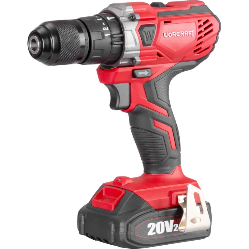 Skrutkovač Worcraft CHD-S20LiWB ShareSYS, 20V, 2x Li-ion 2.0 Ah, bezuhlíkový, SET v kufri