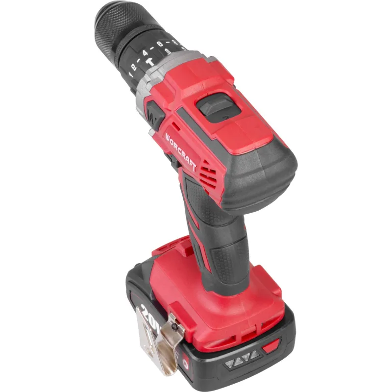Skrutkovač Worcraft CHD-S20LiWB ShareSYS, 20V, 2x Li-ion 2.0 Ah, bezuhlíkový, SET v kufri