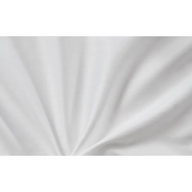 Biele saténové prestieradlo plachta bez gumy 140x230 cm