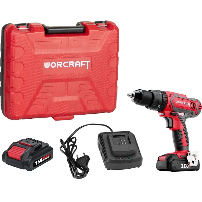AKU Skrutkovač s príklepom Worcraft CD-20LiH, 20V, 2x Li-ion 2.0Ah