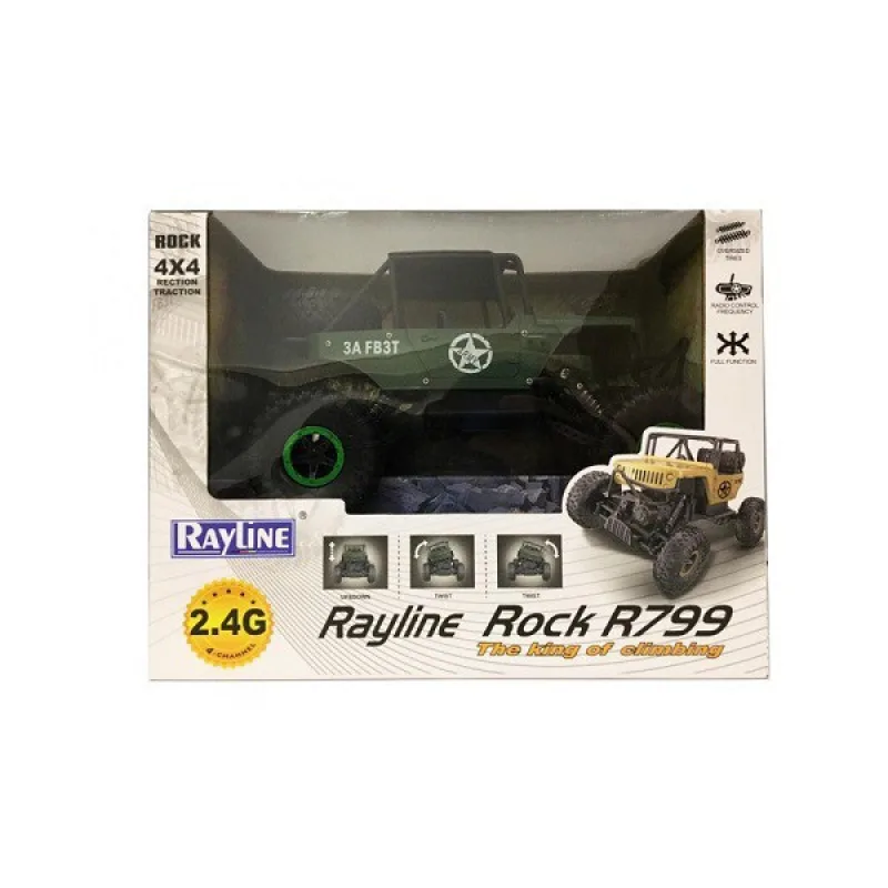Rayline ROCK CRAWLER KING Zelený
